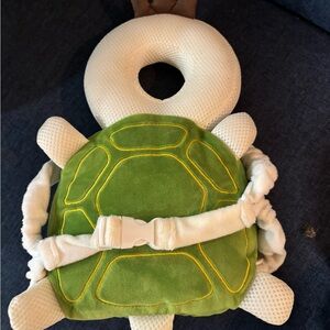 Green Turtle Baby Head Protector